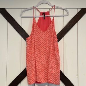 Maurice’s tank top, size small, pink printed